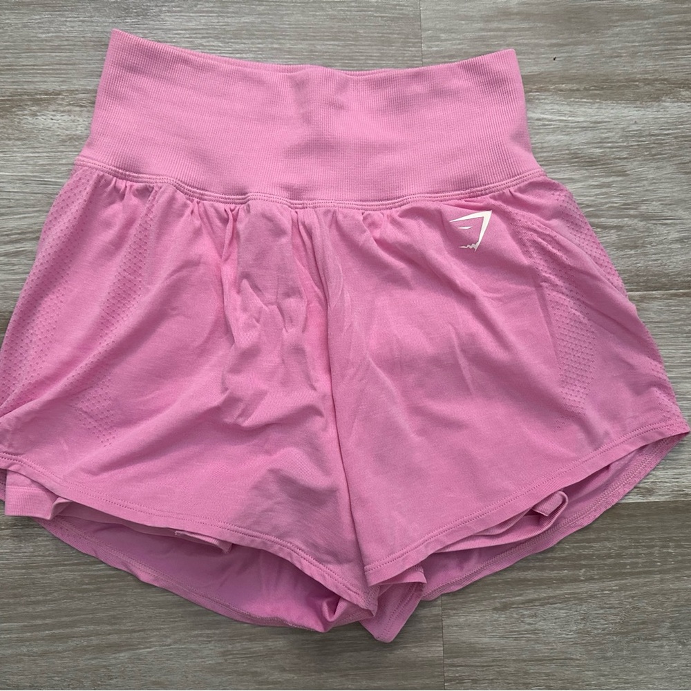 Gymshark Pink High Waist Athletic Shorts